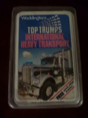Vintage Waddingtons Top Trumps International Heavy Transport • £4