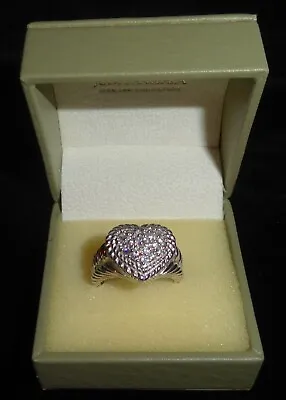 Vintage Judith Ripka Sterling 925 Heart Ring • $49.99