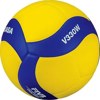 Mikasa V330W FIVB Club Version Composite Indoor Volleyball - Official Size 5 • $70.99