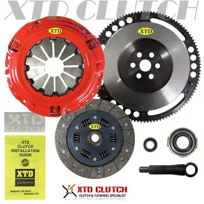 Xtd Stage 1 Clutch & Lighten Flywheel Kit Civic D16z6 D16y7 D16y8 D17a1 D17a2 • $144.73