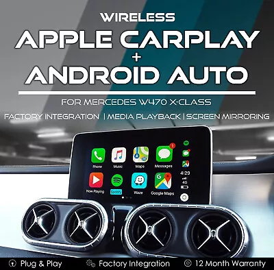 Mercedes W470 X-Class Ute Wireless Apple CarPlay Android Auto Integration • $699