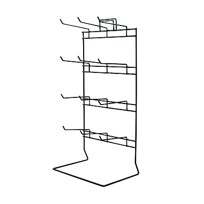 12 Fixed Hook Counter Stand Black - Retail Display Shops & Stalls (J50/B) • £15.79