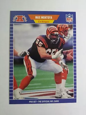 Max Montoya 1989 Pro Set Football Card # 65 C9121 • $1.59