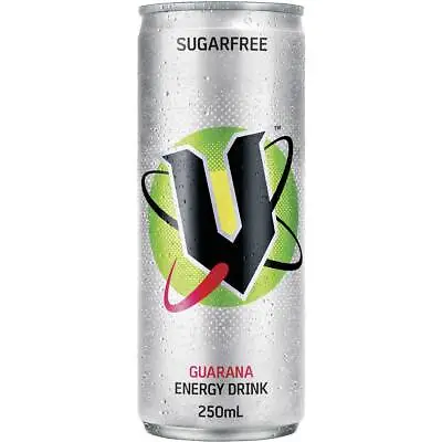 V Sugar Free Guarana Energy Drink Can 250ml • $13