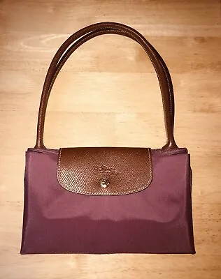 100% AUTHENTIC BRAND NEW LONGCHAMP LE PLIAGE LARGE TOTE Purple • $129