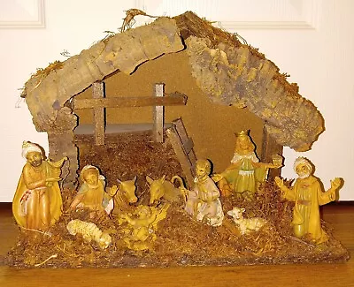 Vintage Presepio Nativity Set Creche Krippenfiguren Made In Italy • $41.25