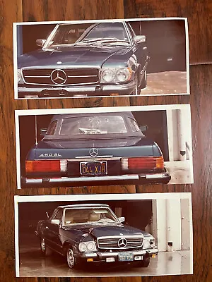 $3.99 • Buy Blue Mercedes Benz 450 SL Car Wreck Photo Lot Found Vintage 1980s Photos