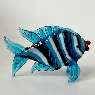 New Colors! Murano Glass Handcrafted Unique Lovely Fish Figurine Size 2 • $29.90