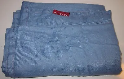$9.95 • Buy Delta Airlines Lightweight Blanket, Light Blue, 60 X 45 Inches Sealed New