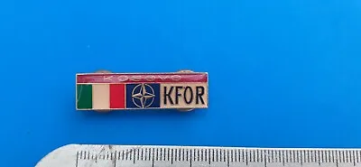 United Nations NATO Original KFOR Kosovo Pin  Badge  Flag  • £8