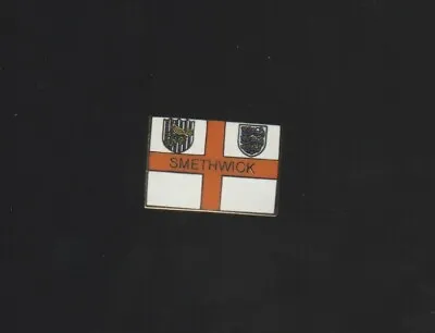 WEST BROMWICH ALBION F.C. 'SMETHWICK' Enamel Badge FREE POST UK • £5