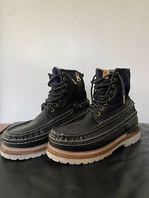 Visvim Grizzly Boots Navy - US 9 • $499.99