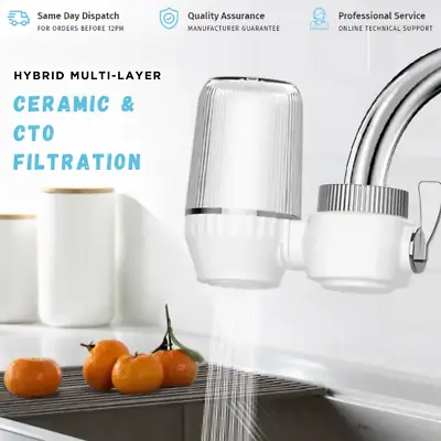 Kitchen Tap Water Purifier 7 Stage Chlorine Taste Odour Bacteria Ceramic Shell • $50