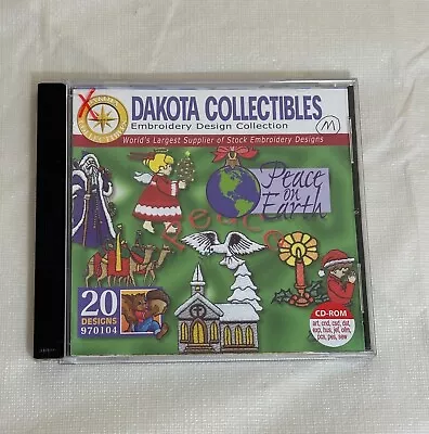 Dakota Collectibles Embroidery Designs Collection CD Peace On Earth 970241 • $9.95