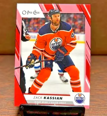 2023-24 O-Pee-Chee Hockey 2023 Red Border #229 Zack Kassian • $1.50