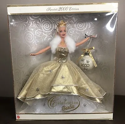 CELEBRATION BARBIE Special Edition 2000 Gold Millennium Doll NEW Collectible • $300