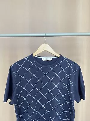Vintage YSL Yves Saint Laurent T-Shirt Monogram YSL Pour Homme Size M • £47.14