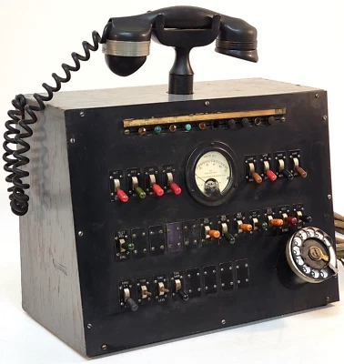 $327.75 • Buy Antique Automatic Electric Company Telephone Line Test Equipment Monophone