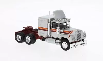 Brekina 1/87 HO 1966 MACK RS 700 Silver / Red / Orange 85806 • $32.99