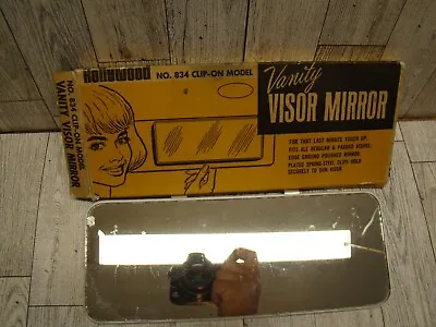 Vintage Vanity Mirror Visor Mirror Hollywood Accessories Mirror Vintage Car Auto • $89.99