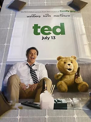 Ted 40” By 27” 2012 Double Sided Poster One Sheet #79 Mark Wahlberg • $14.99