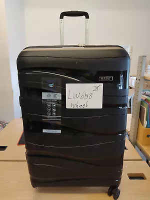 KONO 28inch Hard Shell Suitcase 4 Wheels Hand Luggage-LLW658 • £7.50