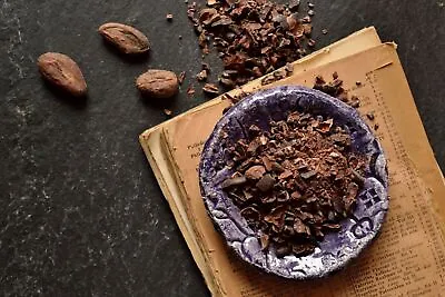 Organic 100% Raw Cacao Nibs 4 Oz Natural Premium Quality Organic Product • £11.32