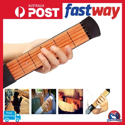 $13.99 • Buy Musical Practice Portable Chord Guitar Trainer Pocket Beginner Pocket Guitar NEW