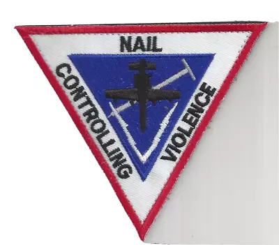 Patch Usaf 25th Fighter Sq Nail Controlling Violence     A-10                M • $6.50