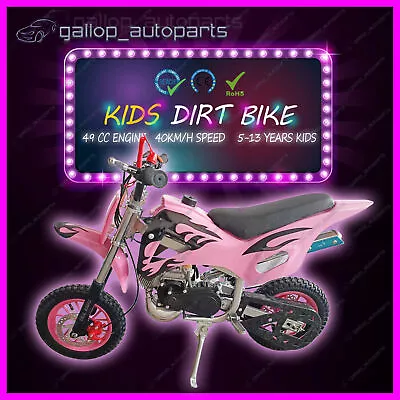 Mini Motor Kids Dirt Bike Pocket Motorcycle Monkey 2 Stroke Atv Toys 49cc • $389.76