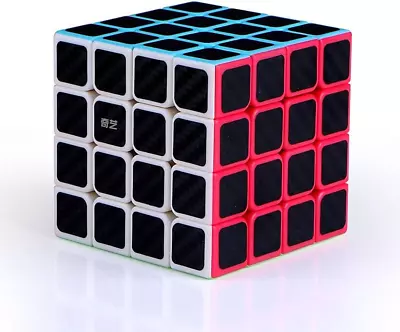 QY Qiyuan S 4X4 Speed Cube 4X4 Puzzle Cube Carbon Fiber Version Magic Cubes • $14.99