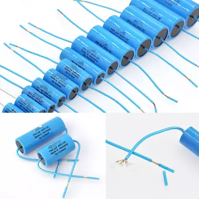 Axial Non-Polarized Electrolytic Audio Divider Capacitor 400V 0.22uf~15uf • $6.67