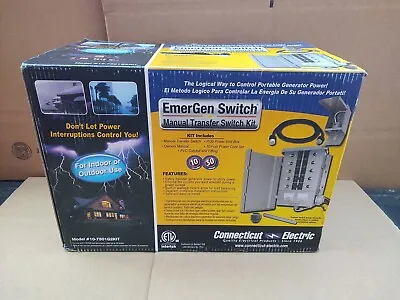 Connecticut Electric 10-7501G2KIT EmerGen Manual Transfer Switch Kit 10 Circuit • $319