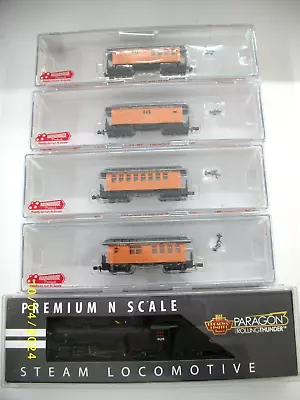 N Scale BLI Milwaukee Road USRA Heavy Mikado Steam With Four Overton Passenger!! • $150.99