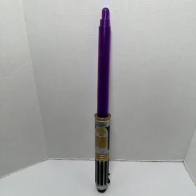 2010 Hasbro Mace Windu Purple Lightsaber C-086D TESTED Lights Up - No Sound • $11.95