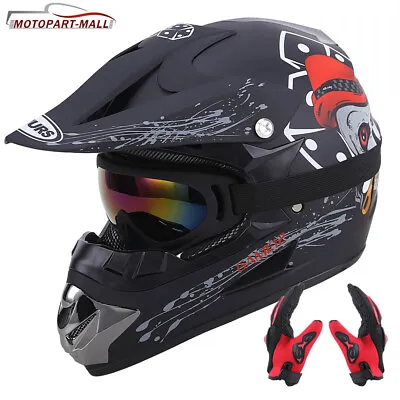 DOT Motocross Helmet Motorcycle Dirt Bike ATV MX Off-road Adult Size M/L/XL/XXL  • $43.65