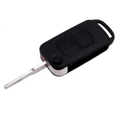 2 Button Flip Remote Key Shell Fob Case Fit For Mercedes Benz A C E W203 W210 • $8.70