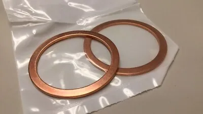 $16.50 • Buy Novellus Type 27-459908-00 Brass Gasket Conflat 2.420  OD 2.020  ID (Pack Of 2)