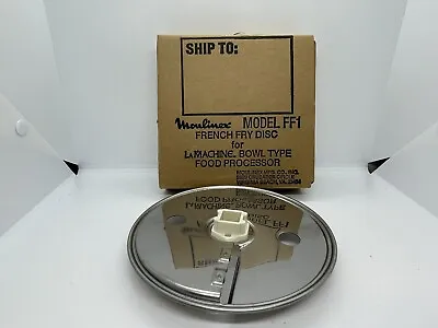 Moulinex La Machine Bowl Type Food Processor French Fry Disc FF1  • $12.99