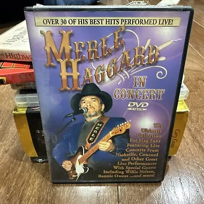 Merle Haggard - In Concert (DVD 1999) I • $9.95