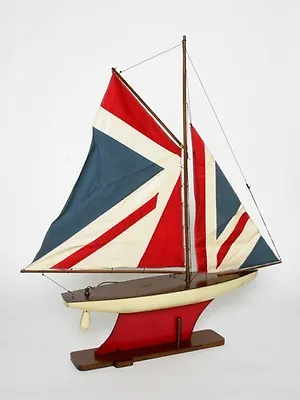 £57.30 • Buy Model Ship Model Wood Sailing Yacht Union Jack USA Boat Sea New