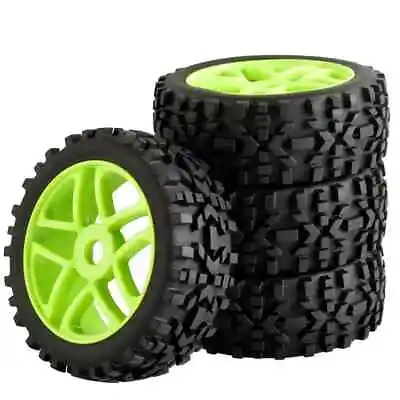 1/8 Rc Buggy Wheels Tires Badland Set For Kyosho Inferno Ve Mp9 Hpi Vorza • $36.88