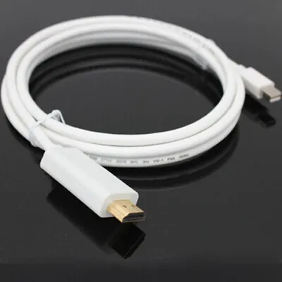 Mini DisplayPort Thunderbolt To HDMI TV Adapter Cable For MacBook Pro 1.8M 6Ft • $8.49