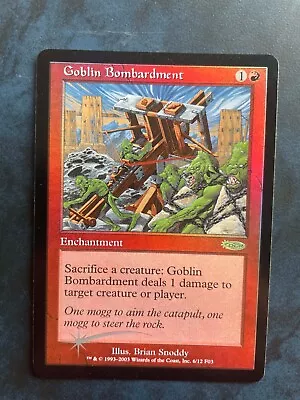 MTG Goblin Bombardment (DCI FOIL) - Excellent • £0.99