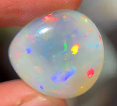 16.50 Cts Natural Ethiopian Opal Cabochon 19x18 MM AAA Grade Welo Opal Fire Opal • $198