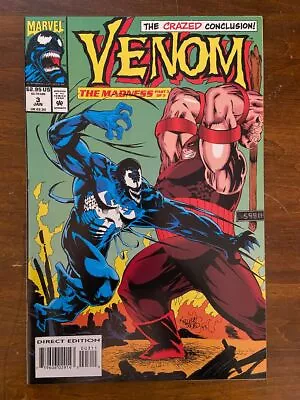 VENOM: THE MADNESS #3 (Marvel 1993) VF+ Juggernaut • $6
