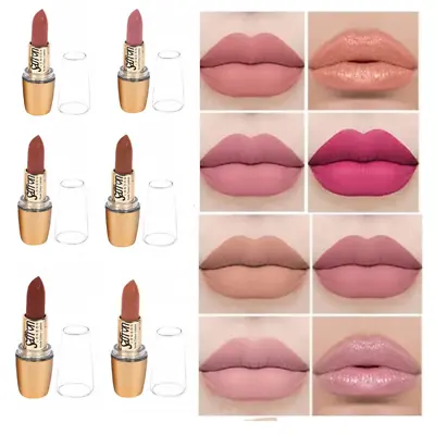 Saffron London Matte Lipstick Nude Shade Colour Pink Red Coral Nude Natural • £3.99