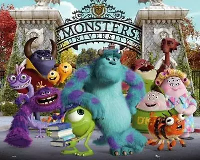 Monsters University : Cast - Mini Poster 50cm X 40cm New And Sealed • $9.16