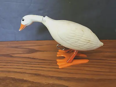 VTG 1950s Marx Toys Wind Up Hopping Gobbling Goose Plastic USA 9  Length • $16.99