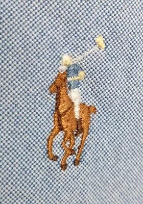 Vintage Polo Ralph Lauren Chambray Shirt Mens Large Button Up Classic Fit Pony • $24.99